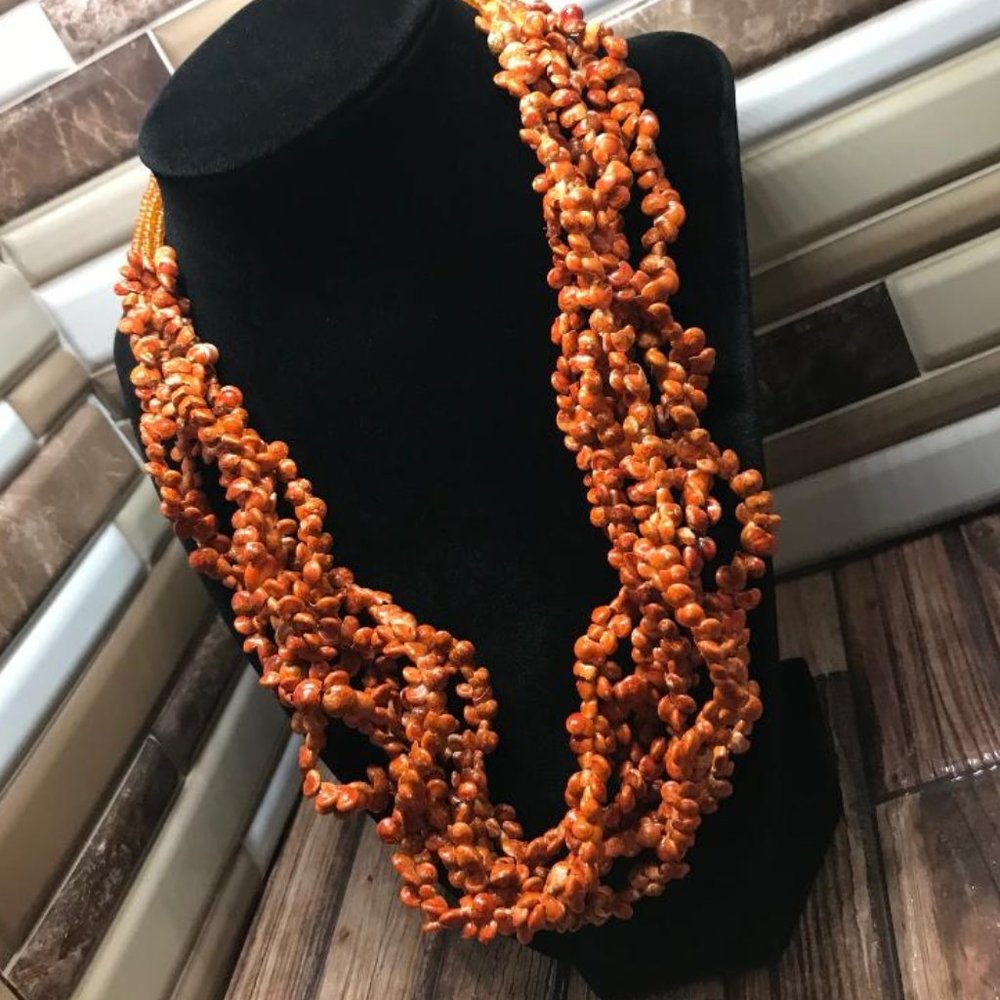 Coldwater Creek Multi Strand Tiny Shells Necklace - Picture 4 of 6
